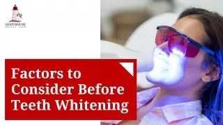 Factors To Consider Before Teeth Whitening In Burlington, ON