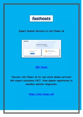 Expert Domain Services at cbd-flower.uk