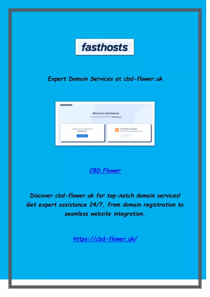 expert domain services at cbd flower uk