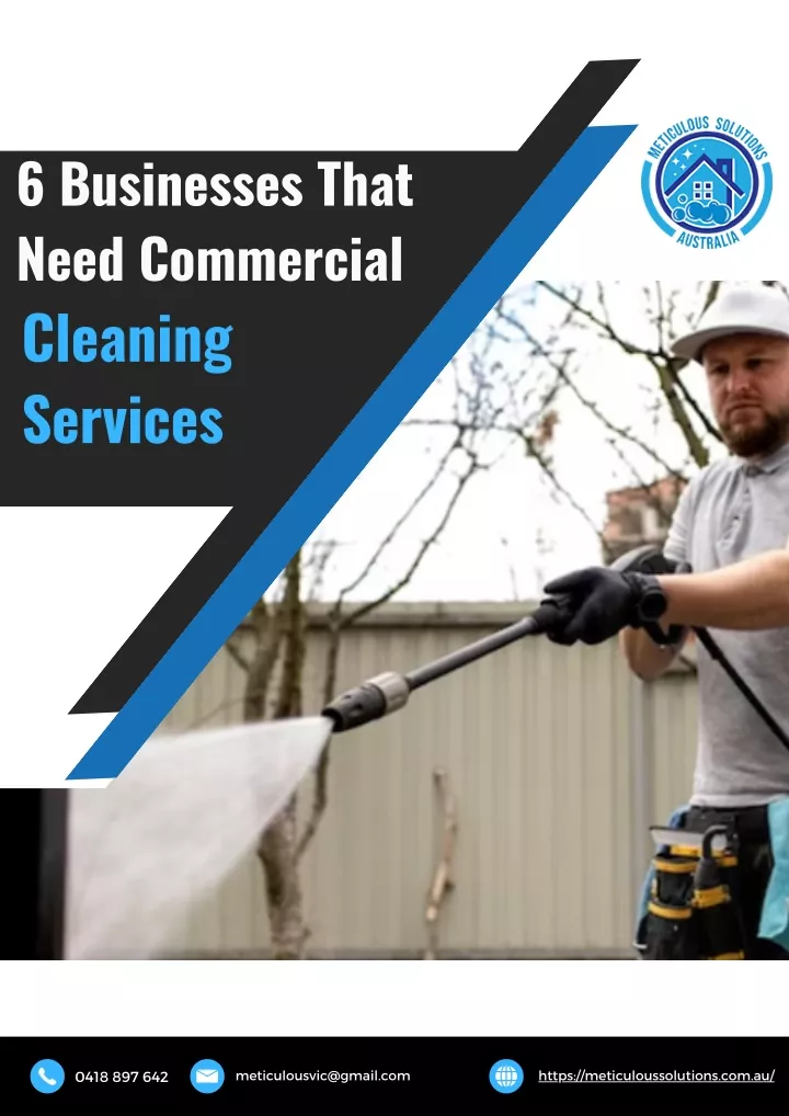 6 businesses that need commercial cleaning