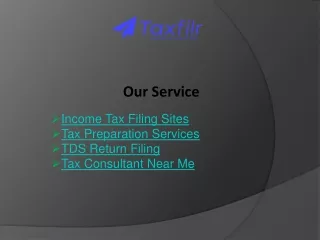 Income Tax Filing Sites