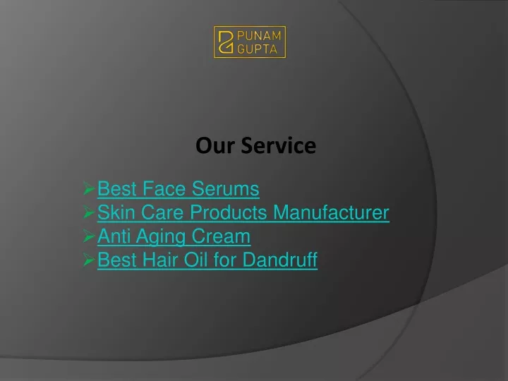 our service