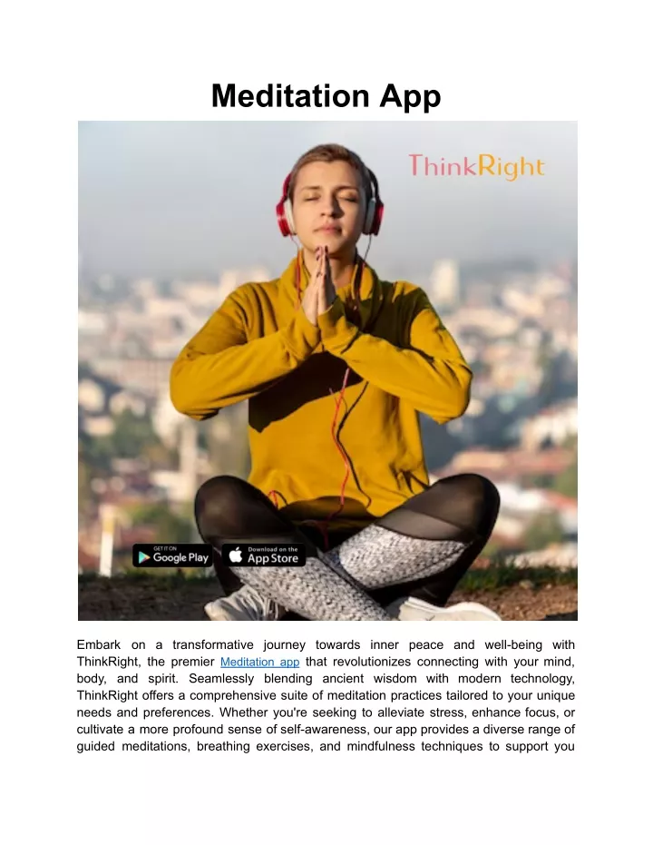 meditation app