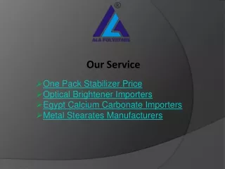 One Pack Stabilizer Price