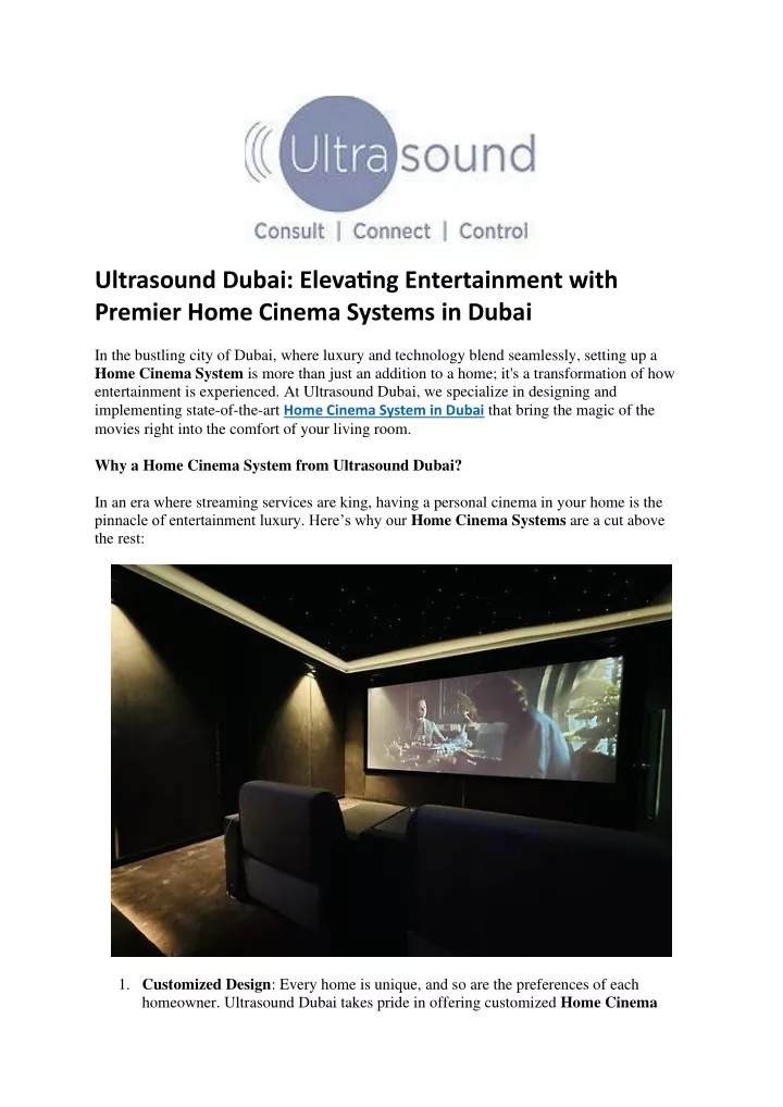 ultrasound dubai elevating entertainment with