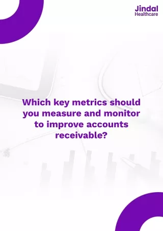 Key Metrices to improve account receivables