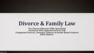 Advocacy Family Law Attorney Sandton
