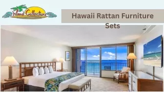 Hawaii Rattan Furniture Sets