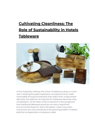 Cultivating Cleanliness_ The Role of Sustainability in Hotels Tableware 5