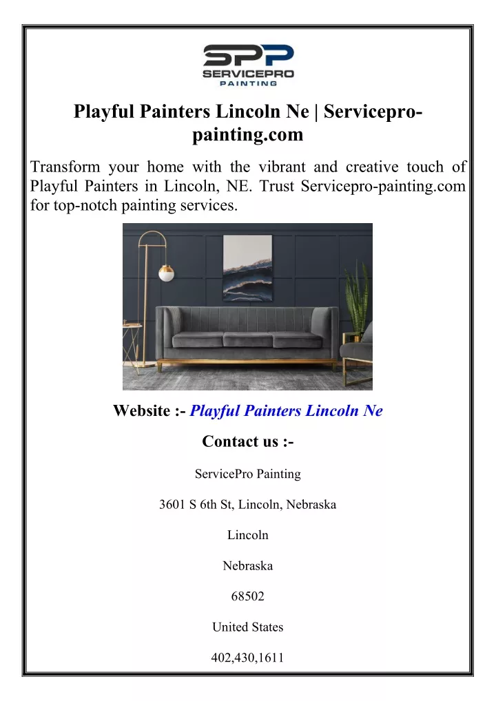 playful painters lincoln ne servicepro painting