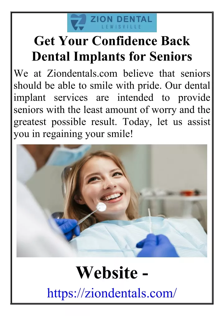 get your confidence back dental implants