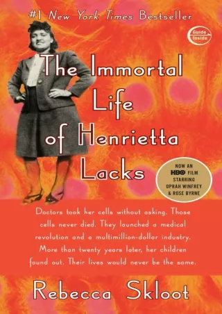 READ⚡[PDF]✔ The Immortal Life of Henrietta Lacks