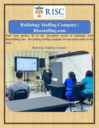Radiology Staffing Company Riscstaffing.com