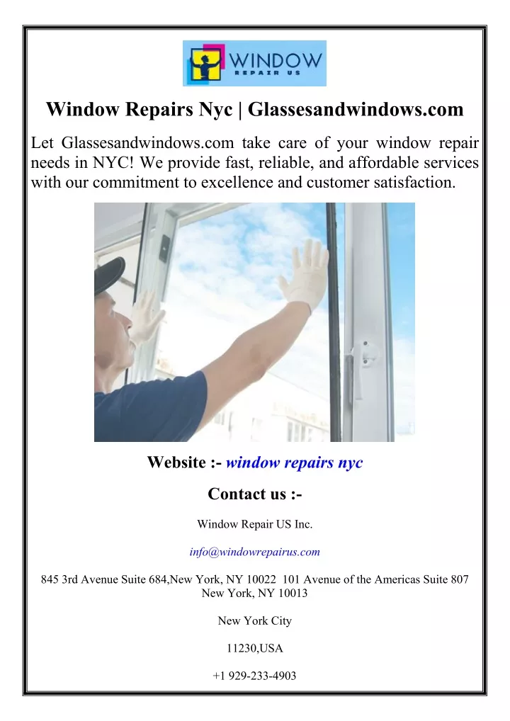 window repairs nyc glassesandwindows com