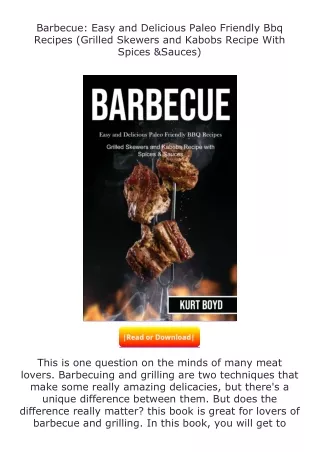 ✔️READ ❤️Online Barbecue: Easy and Delicious Paleo Friendly Bbq Recipes (Gr