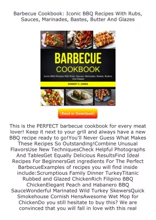 [READ]⚡PDF✔ Barbecue Cookbook: Iconic BBQ Recipes With Rubs, Sauces, Marina