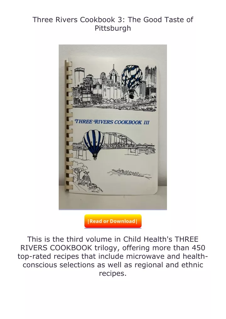 three rivers cookbook 3 the good taste