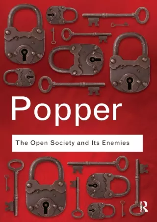 ⚡[PDF]✔ The Open Society and Its Enemies (Routledge Classics)