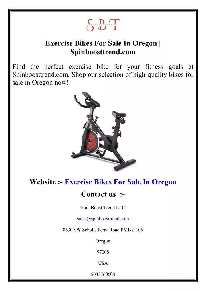 exercise bikes for sale in oregon spinboosttrend