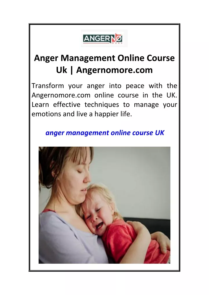 anger management online course uk angernomore com