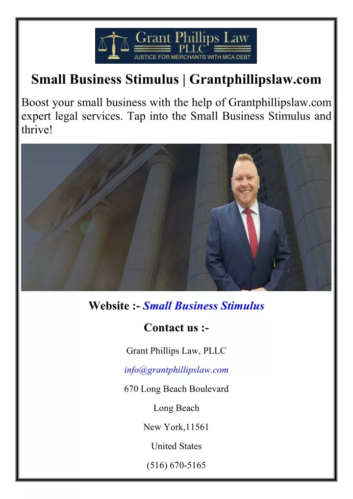 small business stimulus grantphillipslaw com
