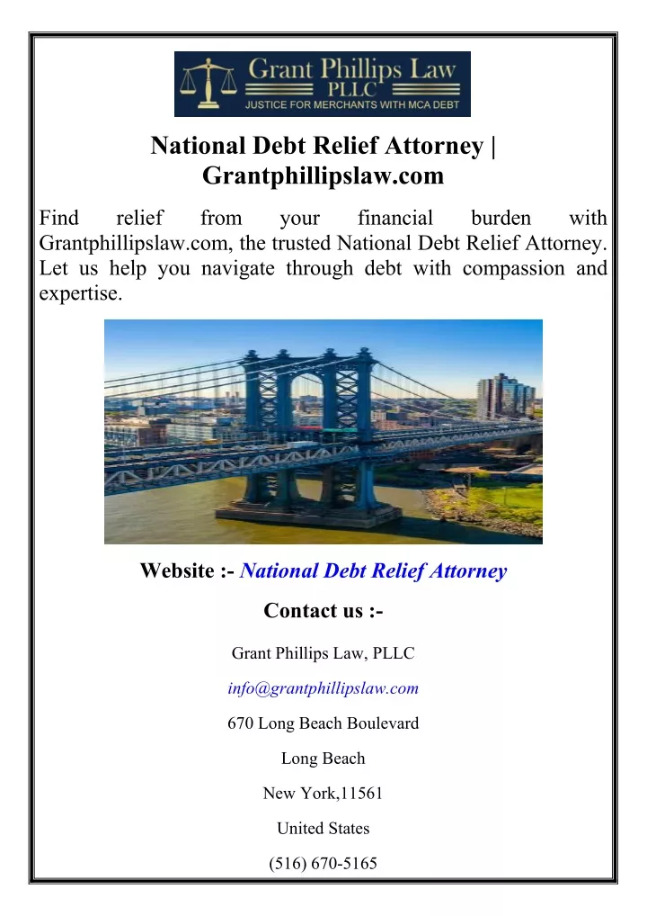 national debt relief attorney grantphillipslaw com