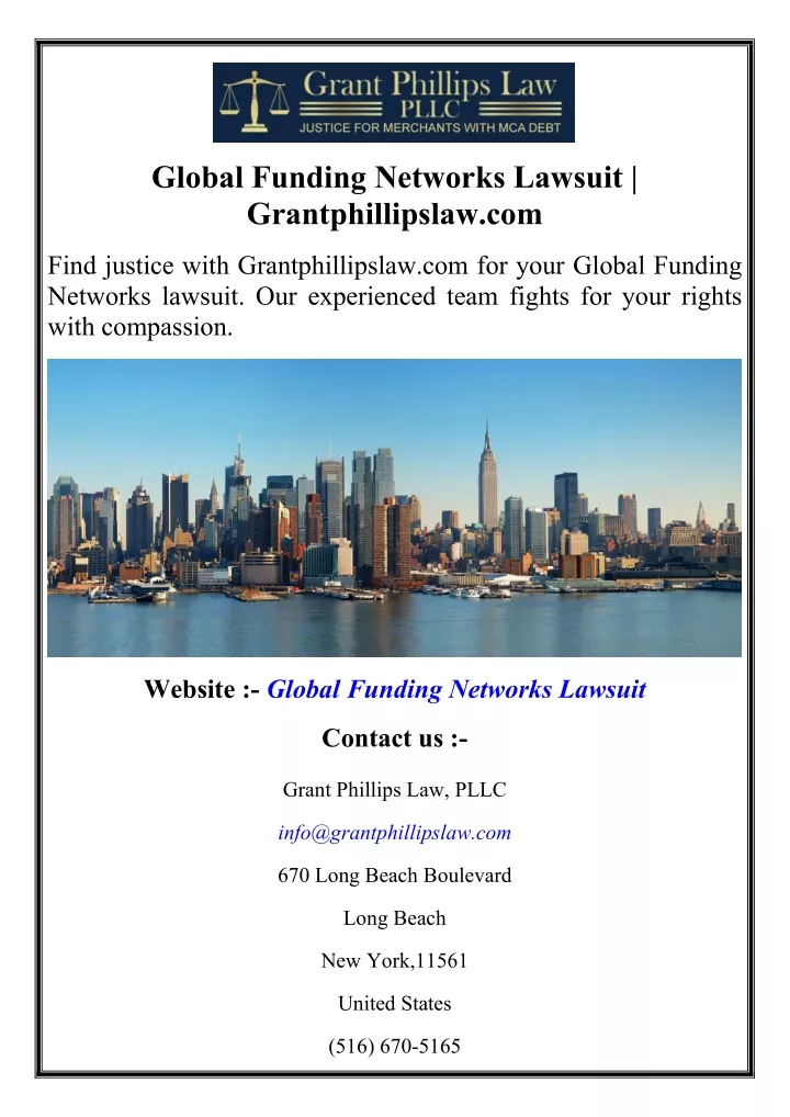 global funding networks lawsuit grantphillipslaw
