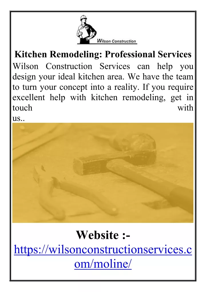 kitchen remodeling professional services wilson