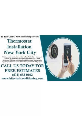 Hi Tech Central Air Conditioning Services