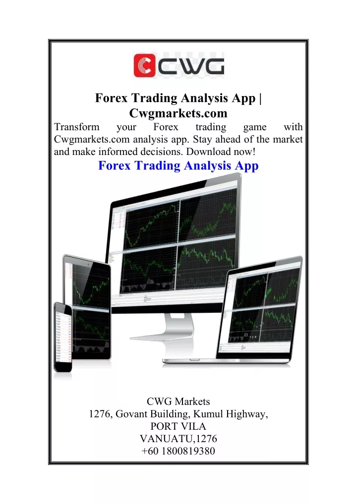 forex trading analysis app cwgmarkets