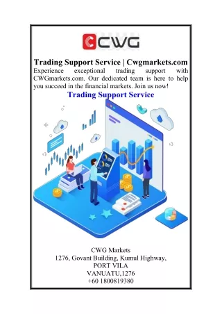 Trading Support Service  Cwgmarkets.com