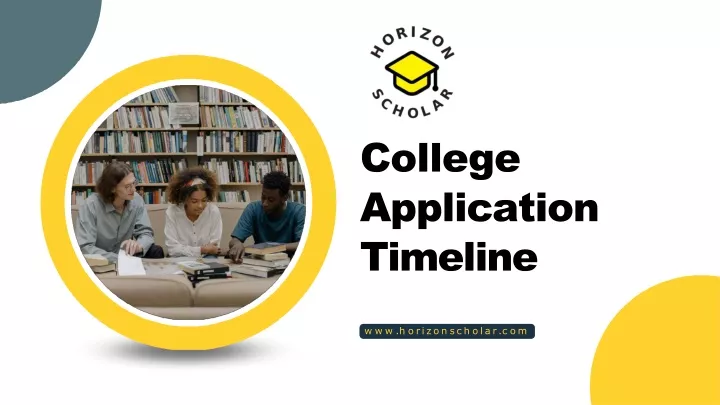 college application timeline