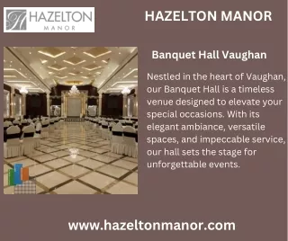 hazelton manor