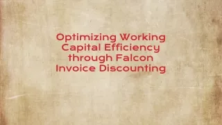 Falcon Invoice Discounting: Empowering Your Business Growth