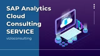 SAP Analytics Cloud Consulting Service