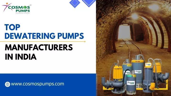 top dewatering pumps manufacturers in india