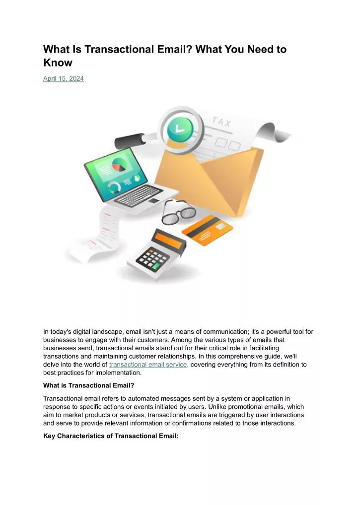 what is transactional email what you need to know