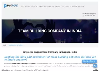 Team Building Company In Gurgaon