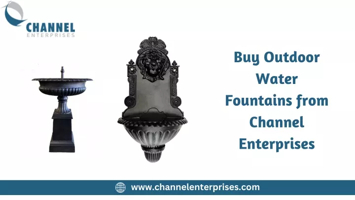 buy outdoor water fountains from channel