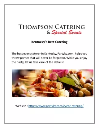 Kentucky's Best Catering