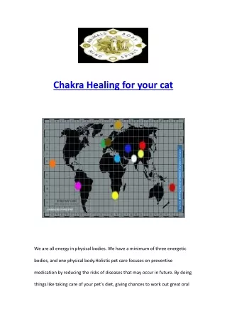 Chakra Healing for your cat