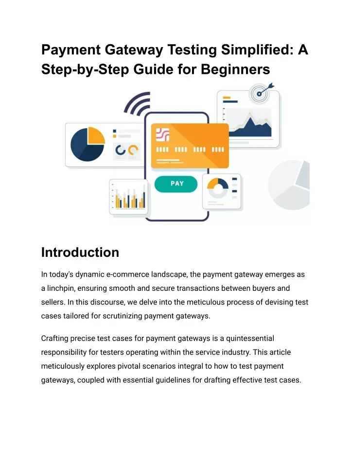 payment gateway testing simplified a step by step