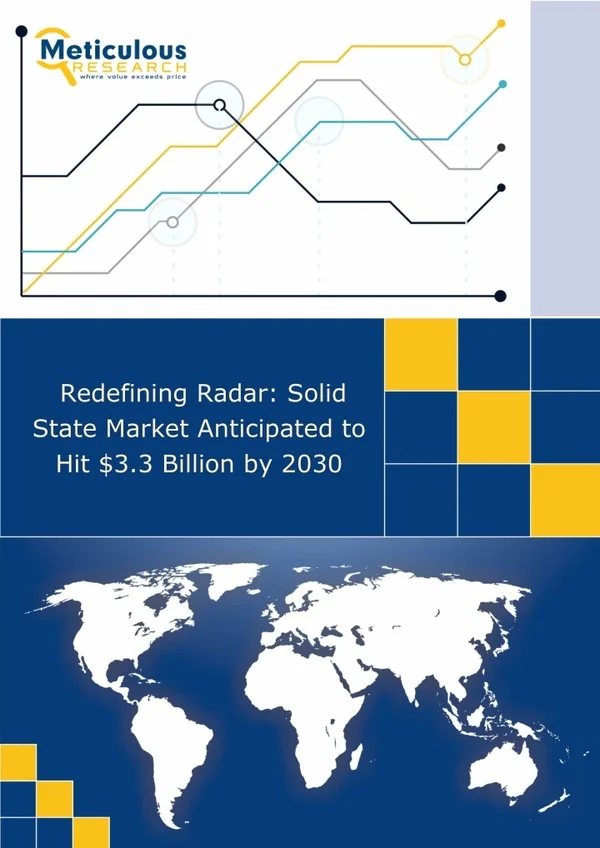 Redefining Radar: Solid State Market Anticipated to Hit $3.3 Billion by 2030