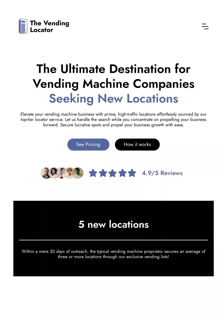 the vending locator