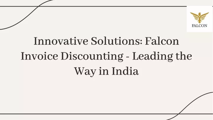 innovative solutions falcon invoice discounting
