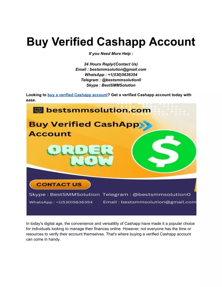 buy verified cashapp account