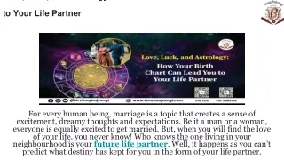 Love, Luck, and Astrology_ How Your Birth Chart Can Lead You to Your Life Partner