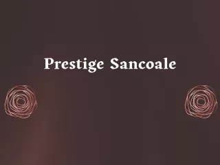 Prestige Sancoale Goa Brochure