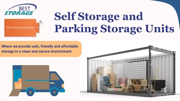 self storage and parking storage units