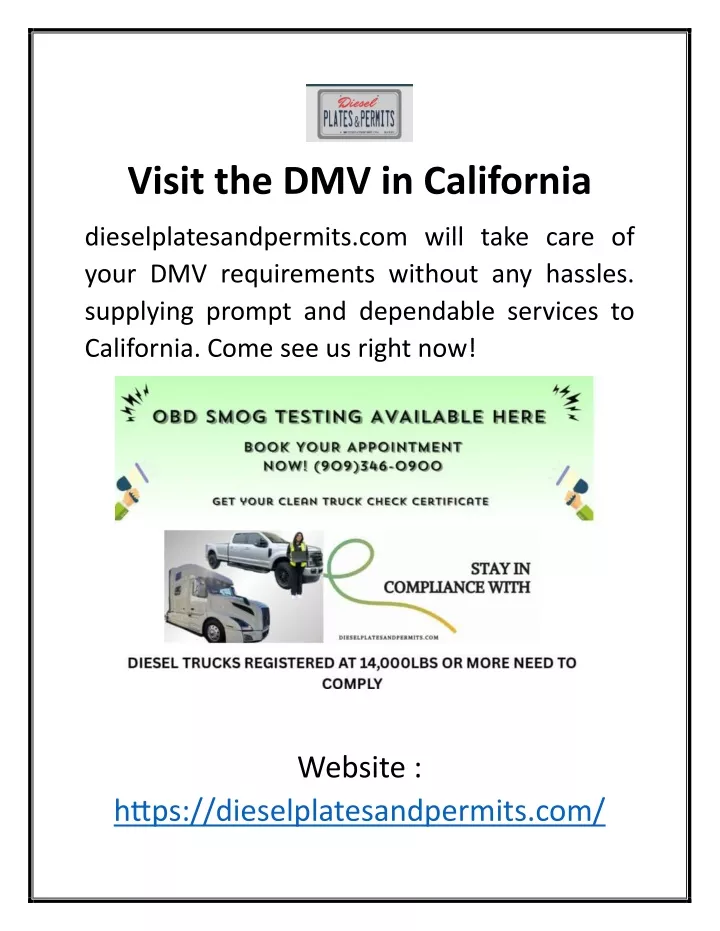 visit the dmv in california